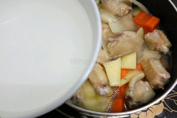 咖喱鸡翅饭的做法图解8