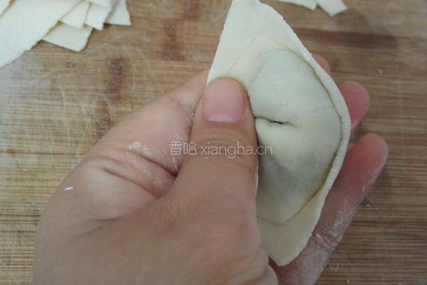 元宝饺子包法的做法图解8