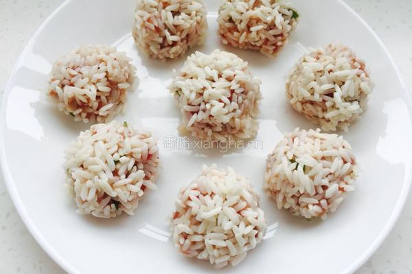 珍珠丸子的做法图解4