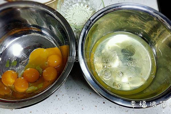 8寸戚风原味的做法图解5