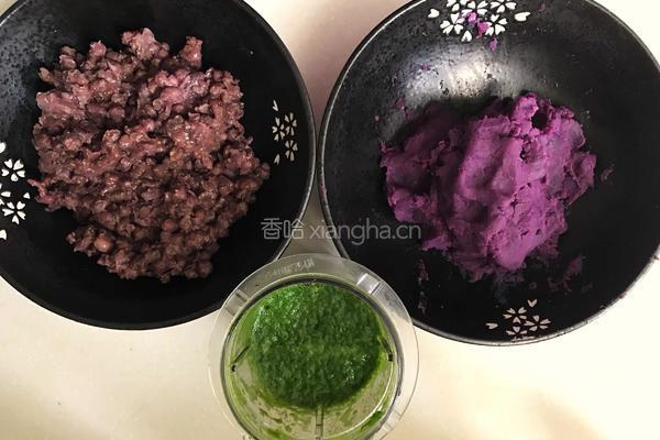 “另类”的紫薯青团,比豆沙青团更软糯,还不用放糖哟的做法图解1