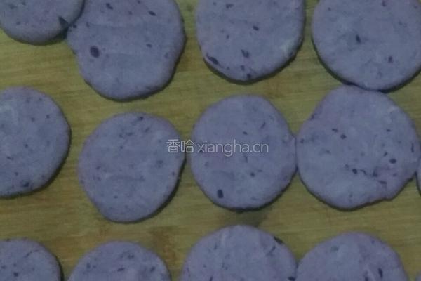 糯米紫薯饼的做法图解4