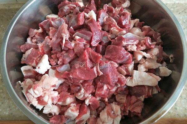 陕北红葱炖羊肉的做法图解3