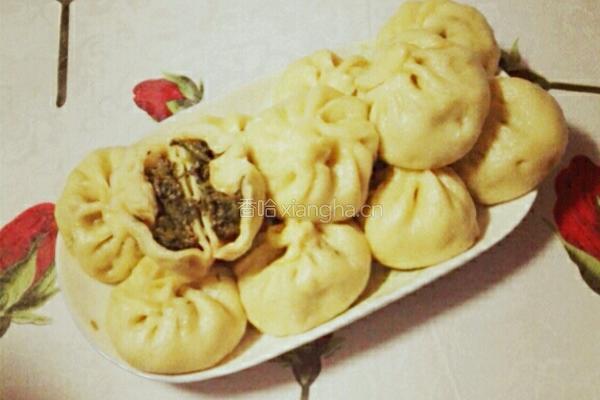 茼蒿肉包子的做法图解10
