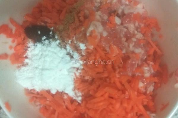 香菇酿肉的做法图解3