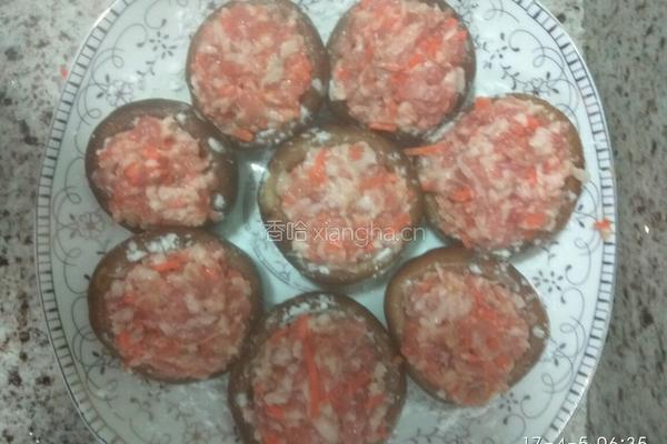 香菇酿肉的做法图解6
