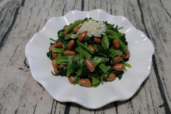 菠菜果仁的做法图解10