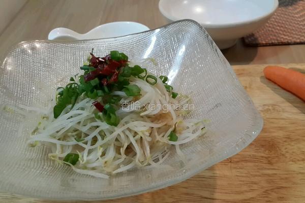 快手凉拌豆芽的做法图解3