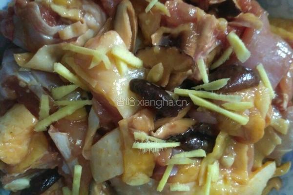 香菇木耳蒸鸡的做法图解9