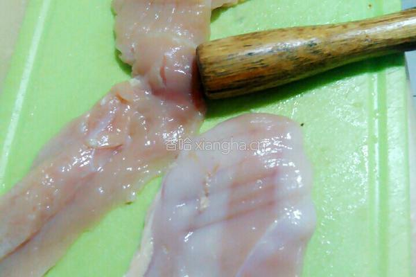 菠萝汁鸡排的做法图解3