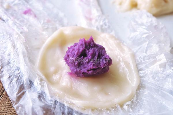 一口软糯 紫薯糯米糍的做法图解11