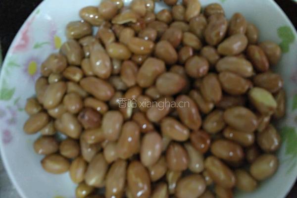 花生牛肉焖香菜的做法图解6