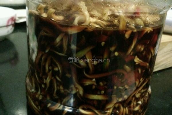 酱汁木瓜丝的做法图解6