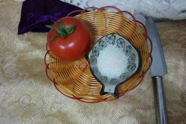 番茄花的做法图解1
