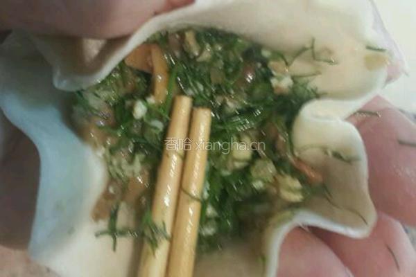 皮薄不破的茴香大馅饺子的做法图解12