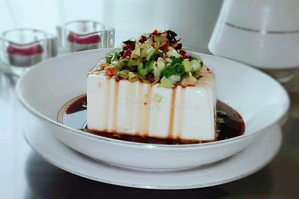 豆腐系列之小葱拌豆腐的做法图解4
