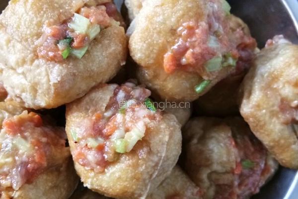 酿油豆腐的做法图解3
