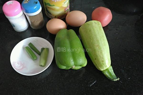 杂蔬拼蛋的做法图解1