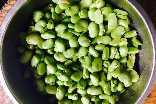 青蚕豆焖糯米饭的做法图解1
