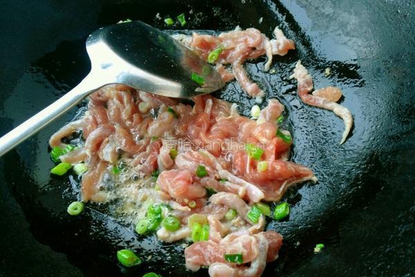榨菜肉丝面的做法图解4