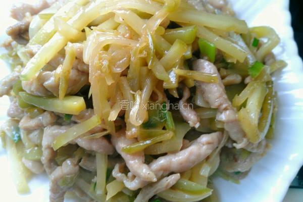 榨菜肉丝面的做法图解9
