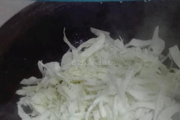 清炒卷心菜的做法图解4