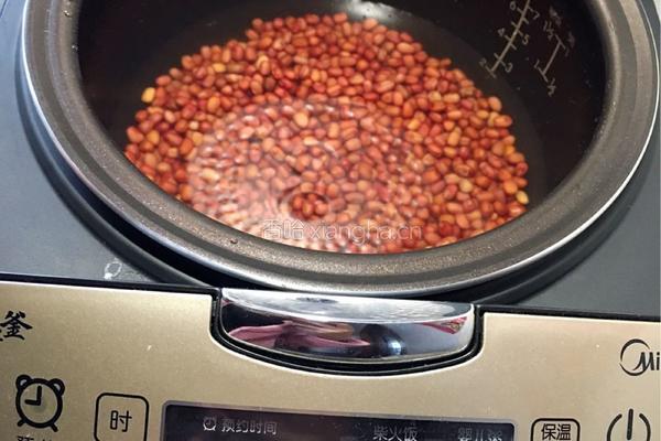 豆沙糕的做法图解2