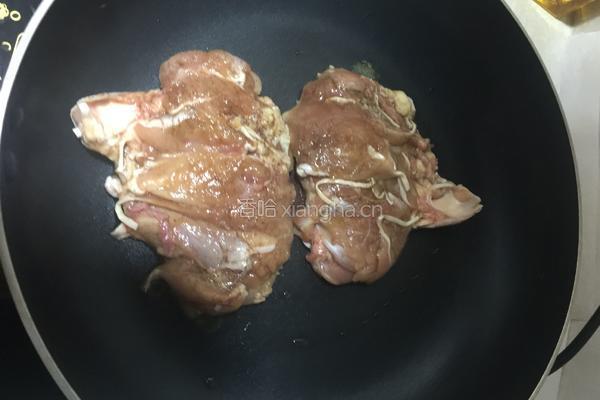 日式照烧鸡腿饭的做法图解4