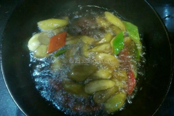 彩椒土豆烩茄子的做法图解11