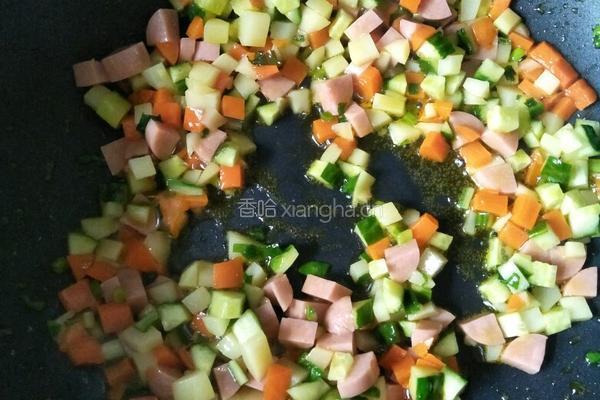 蛋炒饭（五颜六色蛋炒饭）的做法图解6