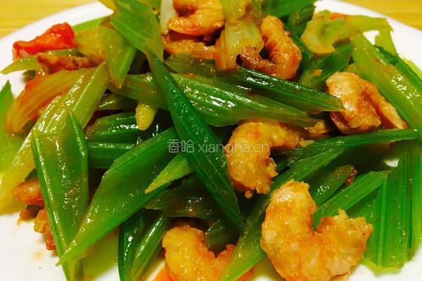 虾仁炒芹菜的做法图解5
