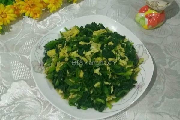 菠菜炒鸡蛋的做法图解5