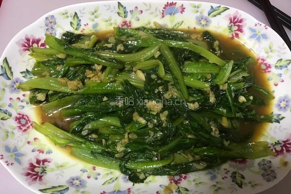 蒜蓉油麦菜的做法图解8