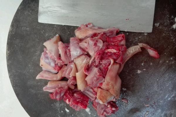 黄姜兔肉汤的做法图解1