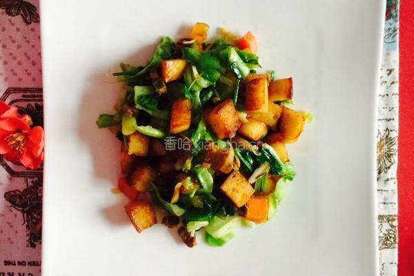 腊肉炒窝头的做法图解5