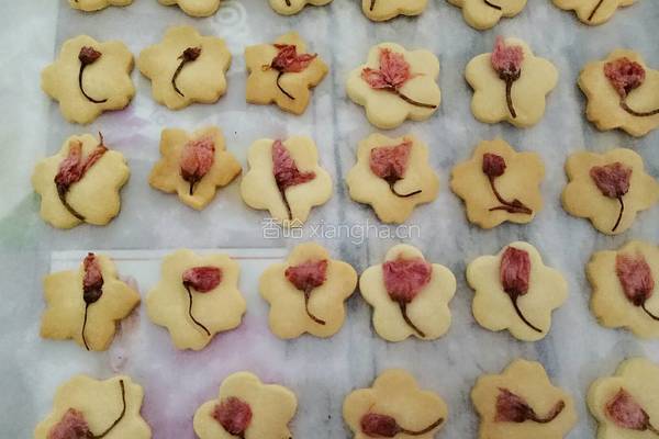 樱花饼干的做法图解10
