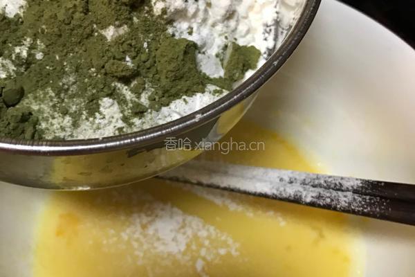 抹茶华夫饼的做法图解2