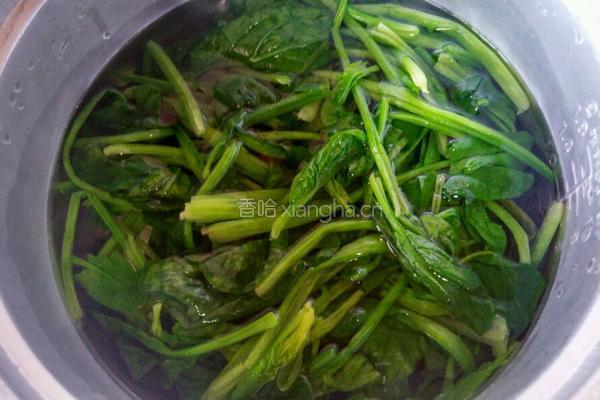 菠菜炒鸡蛋的做法图解5