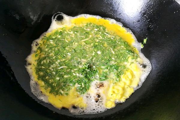 野蒜涨蛋的做法图解10