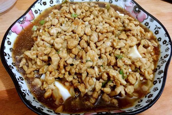 榨菜肉末蒸豆腐的做法图解10