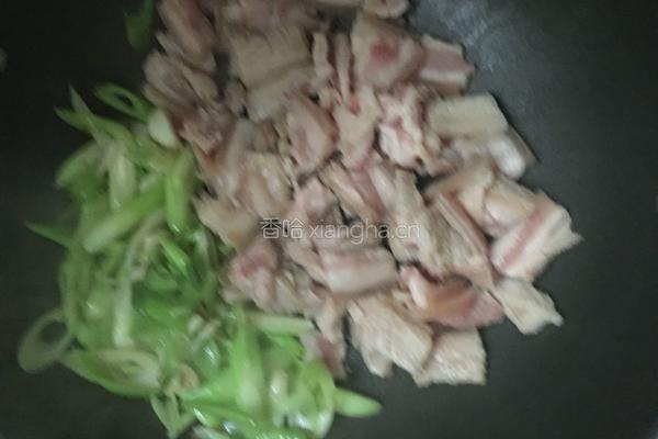 爆炒五花肉片的做法图解4