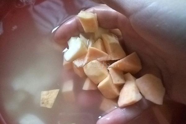 双色甜薯糖水的做法图解4