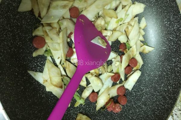 杏鲍菇炒面的做法图解5