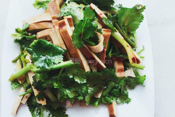 凉拌香菜豆干的做法图解5