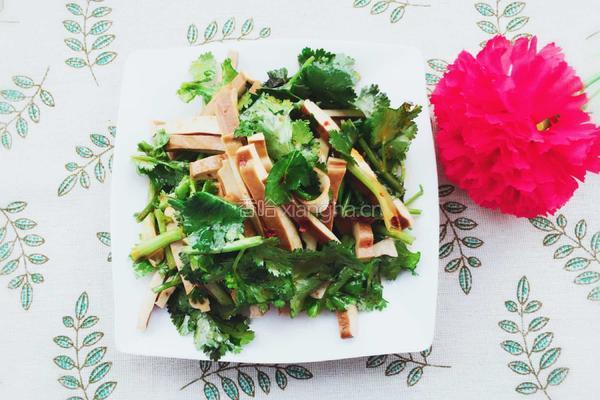 凉拌香菜豆干的做法图解6