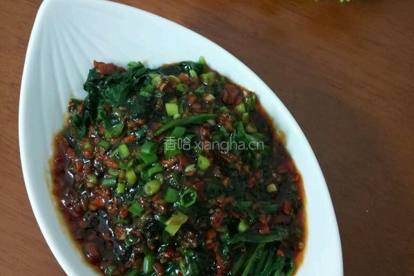 蚝油小酱拌菠菜的做法图解12