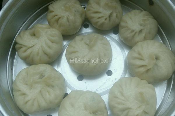 包子……苜蓿鸡蛋粉丝馅的做法图解19