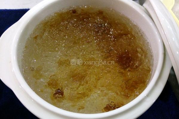 雪燕桃胶椰奶的做法图解4