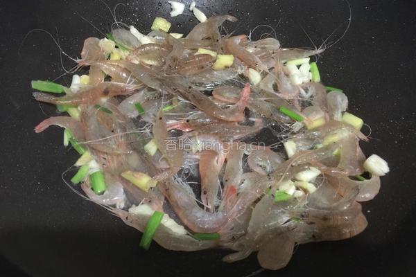 黄瓜炒白米虾的做法图解5