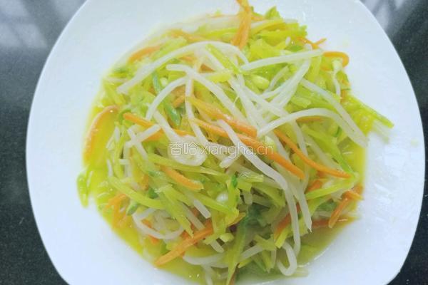 豆芽南瓜丝的做法图解10